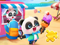Lalao Jigsaw Puzzle: Baby Panda Ice Cream Car