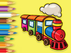 Lalao Coloring Book: Running Train