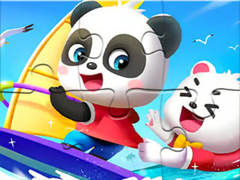 Lalao Jigsaw Puzzle: Baby Panda Sailing