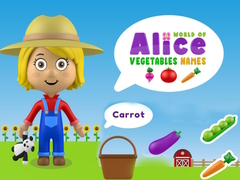 Lalao World of Alice Vegetables Names