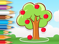 Lalao Coloring Book: Apple Tree