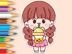 Lalao Coloring Book: Lovely Girl