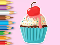 Lalao Coloring Book: Apple Cupcake
