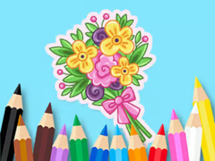 Lalao Coloring Book: Love Bouquet