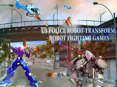 Lalao US Police Robot Transform: Robot  fighting games