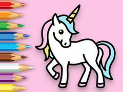 Lalao Coloring Book: Happy Unicorn