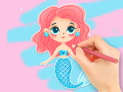 Lalao Coloring Book: Enjoying Mermaid