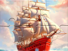 Lalao Jigsaw Puzzle: White Sailing Boat