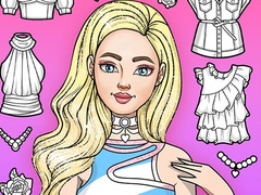 Lalao Girl Coloring Dress Up Games
