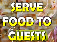 Lalao Serve Food to Guests