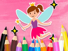 Lalao Coloring Book: Little Pretty Fairy
