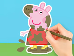 Lalao Coloring Book: Peppa In The Mud