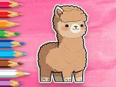 Lalao Coloring Book: Cute Alpaca