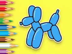 Lalao Coloring Book: Balloon Puppy