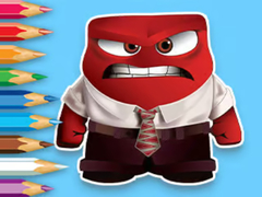 Lalao Coloring Book: Inside Out Angry