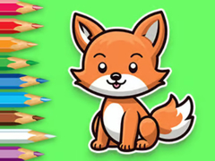 Lalao Coloring Book: Baby Fox