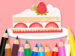 Lalao Coloring Book: Strawberry Cake