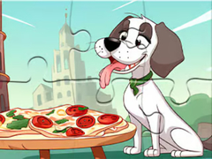 Lalao Jigsaw Puzzle: Dog Eating Pizza
