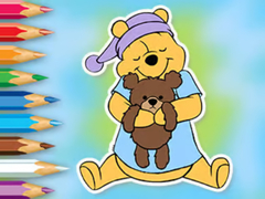 Lalao Coloring Book: Winnie With Toy Bear