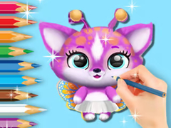 Lalao Coloring Book: Cute Fluvsies