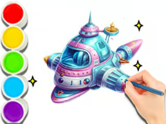 Lalao Coloring Book: Space Travel