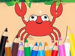 Lalao Coloring Book: Happy Crab