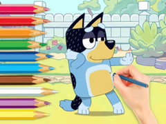 Lalao Coloring Book: Bluey And Bingo