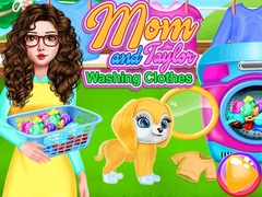 Lalao Mom And Taylor Washing Clothes