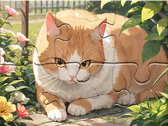 Lalao Jigsaw Puzzle: Cat Garden