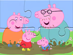 Lalao Jigsaw Puzzle: Peppa Pig Muddy Puddles