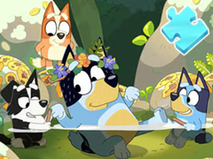 Lalao Jigsaw Puzzle: Bluey Pool Spa