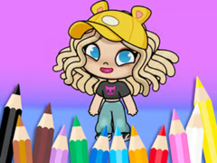 Lalao Coloring Book: Avatar Life Girl