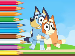 Lalao Coloring Book: Bluey And Bingo Holiday