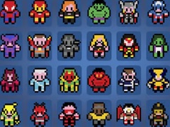 Lalao Pictures By Numbers Superheroes