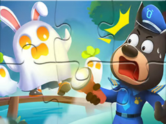 Lalao Jigsaw Puzzle: Baby Panda Haunted Town