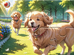 Lalao Jigsaw Puzzle: Puppy Fun
