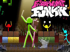 Lalao FNF Rush E : Animation vs. Minecraft