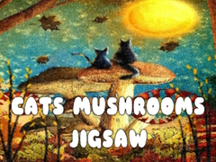 Lalao Cats Mushrooms Jigsaw