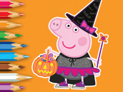 Lalao Coloring Book: Peppa Pig Halloween