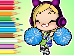 Lalao Coloring Book: Avatar World Cheerleader