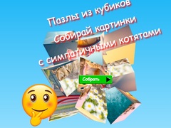 Lalao Jigsaw Cube Puzzles Collect Pictures with Cute Kittens