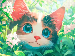 Lalao Jigsaw Puzzle: Innocent Cat