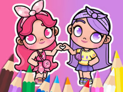Lalao Coloring Book: BFF In Avatar World