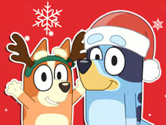 Lalao Jigsaw Puzzle: Bluey Christmas Gift