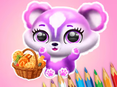 Lalao Coloring Book: Fluffy Picnic