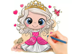 Lalao Coloring Book: Chibi Doll Princess