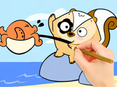 Lalao Coloring Book: Fishing Surprise