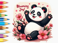Lalao Coloring Book: Little Panda Cherry Blossoms