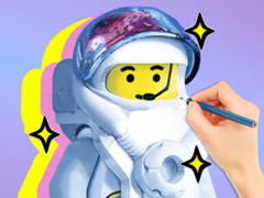 Lalao Coloring Book: LEGO Astronaut