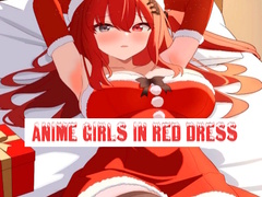 Lalao Anime Girls In Red Dress Tile Puzzle